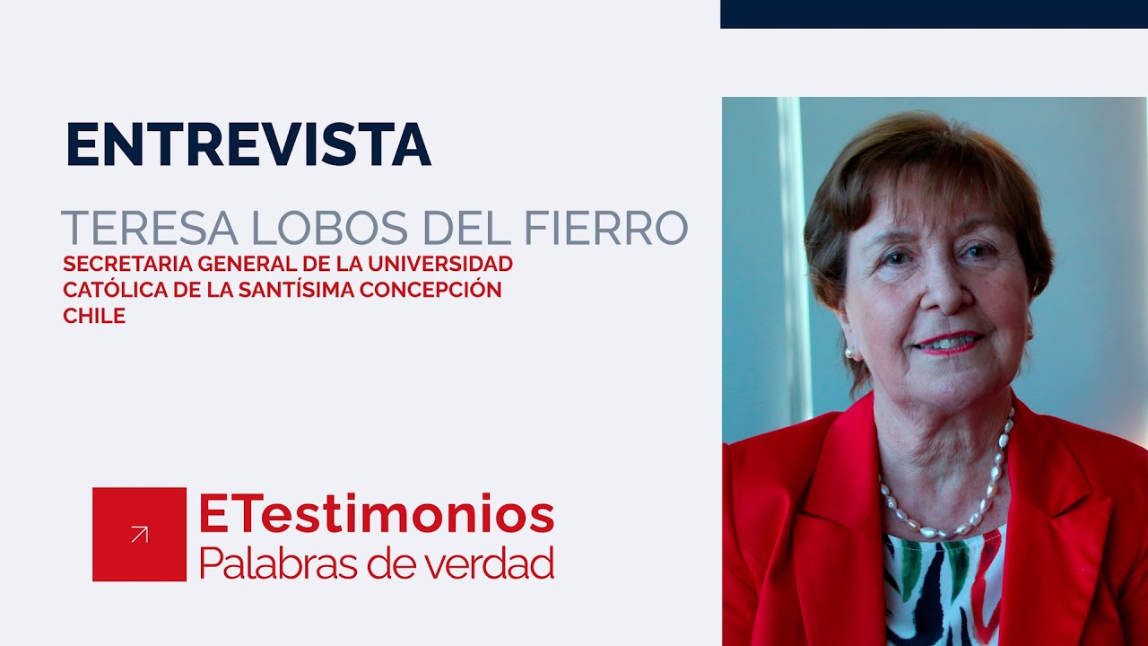 Teresa Lobos del Fierro, General Secretary of the Universidad Católica de la Santísima Concepción, about the EVoting platform and service.
