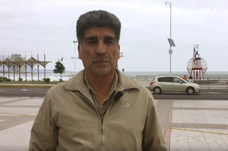 Carlos Zurita, Presidente del Sindicato de Supervisores de Minera Collahuasi, con base en el norte de Chile en Iquique, quienes votan desde 2013 con la plataforma de EVoting.