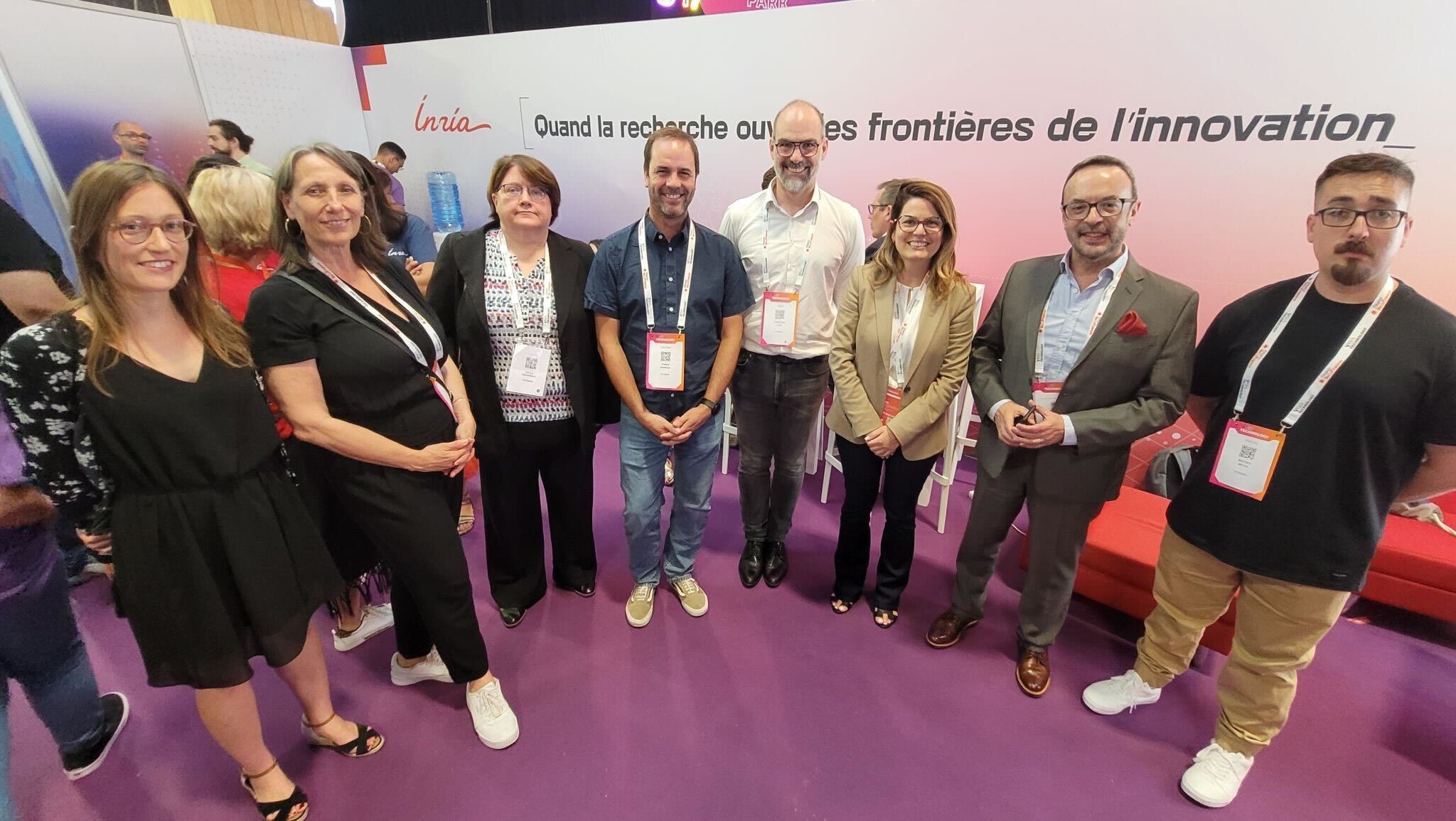 Tomás Barros, Founding Partner and General Manager of EVoting, in Vivatech 2023 in Paris, France.