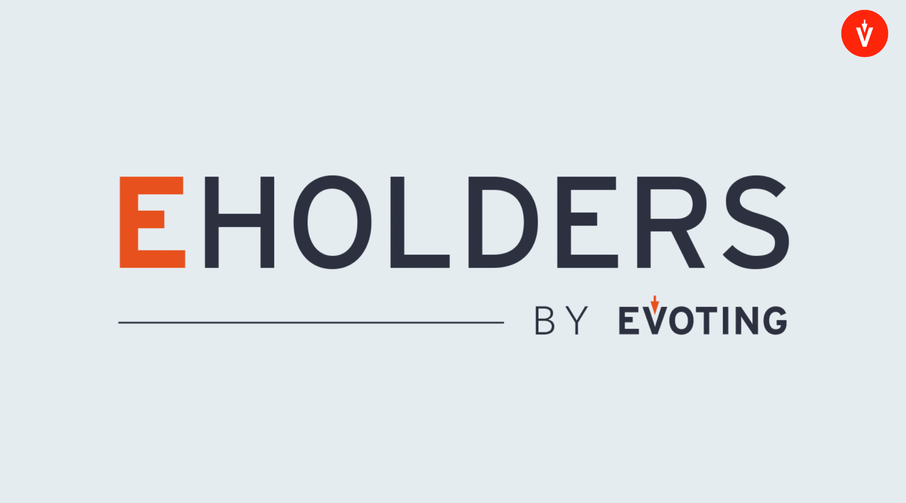 Logo de EHolders, plataforma de votación de EVoting